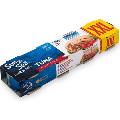 Sun & Sea Tuňák v rajčatové omáčce - 3 x 80 g