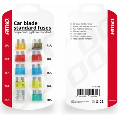 Amio autopoistky STANDARD 10ks blister