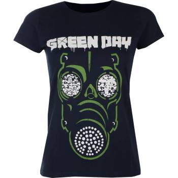 Image 1 of ROCK OFF дамска тениска Green Day - Green Mask- Синьо- ROCK OFF - GDTS05LN