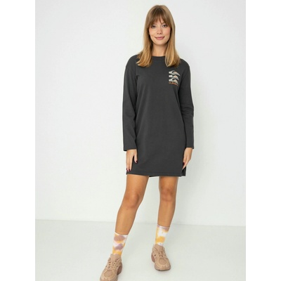 Quiksilver Uni Ls Tee Dress tarmac