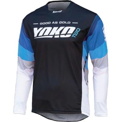 Yoko TWO černo-bílo-modrý