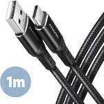 AXAGON Cable USB2 A-C, M/M, 1m, 3A, AXAGON BUCM-AM10AB (BUCM-AM10AB)