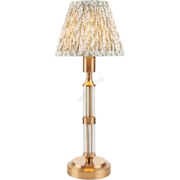 Endon Lighting 114838 - LED Димируема акумулаторна настолна лампа MORTON LED/1, 5W/5V месинг/зелен (EN0070)