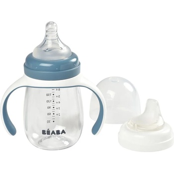 Image 1 of Beaba Преходна чаша 2 в 1 Beaba - Windy Blue, 210 ml (913477)