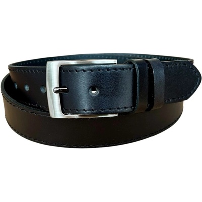 Penny Belts pánský kožený opasek Jonas černý