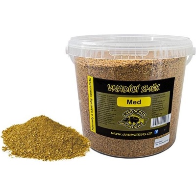 Carp Servis Václavík Vnadící směs kbelík - 5,2 l/med/ žlutá