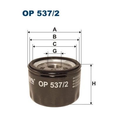 FILTRON Olejový filter OP 537/2