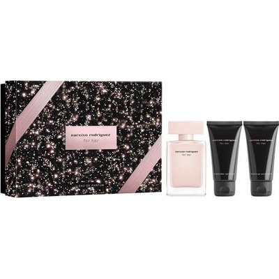 Narciso Rodriguez For Her Комплект Парфюмна вода EDP за жени 50 мл + Лосион за тяло 50 мл + Душ гел 50 мл
