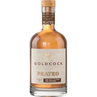 Rudolf Jelínek Gold Cock Peated 45% 0,7 l (holá láhev)
