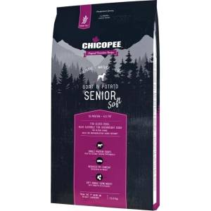 Chicopee Полувлажна храна за възрастни кучета с козе месо Chicopee Dog Senior Soft, мека гранула, 12кг. - 12кг
