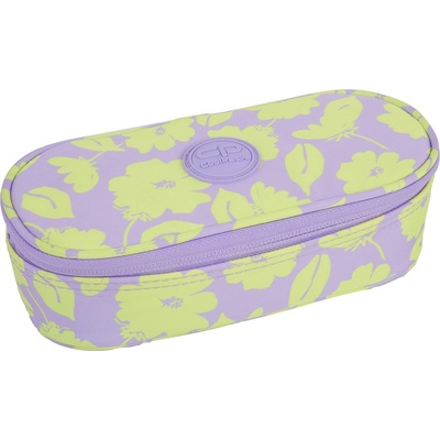 COOLPACK Елипсовиден ученически несесер Cool Pack Campus - Flores Lila (F062913)
