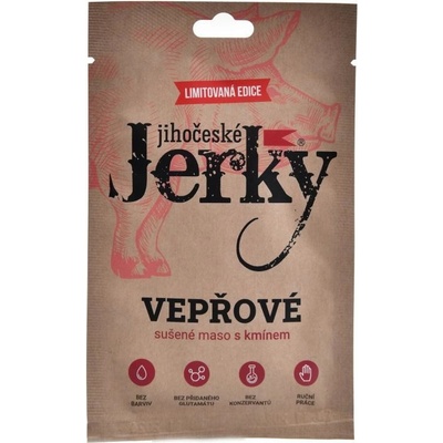 Jihočeské Jerky Vepřové s kmínem 20 g