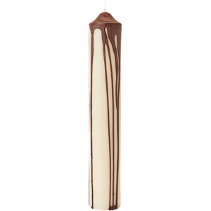 ferm LIVING Dryp Pillar свещ, 30 см, кафява (1104271900)