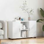 vidaXL Служебен шкаф FLORIN 88, 5 x 30, 5 x 55, 5 см Бяло (880291)