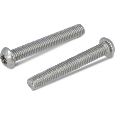 INOX ISO 7380-1 šrouby s půlkulatou hlavou na TORX, celý závit, nerez A2 Varianta: ISO 7380-1 šroub půlkulatá hlava na TORX celozávit, nerez A2 M10X70/70 TX50 – Zboží Mobilmania