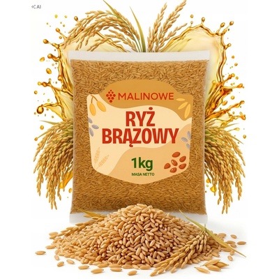 Malinowe Hnedá ryža 1 kg