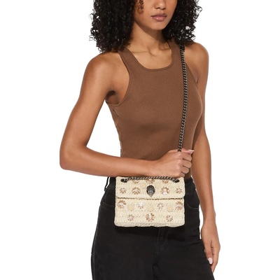 Kurt Geiger London чанта crossbody дамски Raffia Mini Kensington (5576840999)