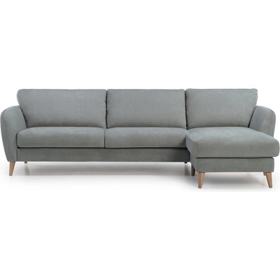 Scandic Светлосив ъглов диван (десен ъгъл) Oslo - Scandic (14396SN ORINO 3-1)