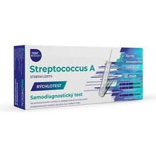 Maximedical rýchlotest Streptococcus A samodiagnostický test steru zo sliznice hrdla