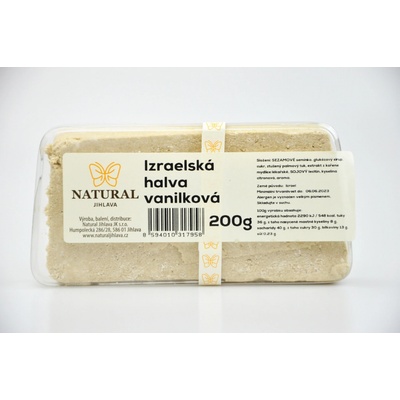 Natural Jihlava Chalva Izrael vanilková Natural 200 g