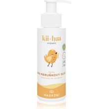 kii-baa organic 100% Bio Oil Apricot masážny olej pre deti od narodenia 100 ml