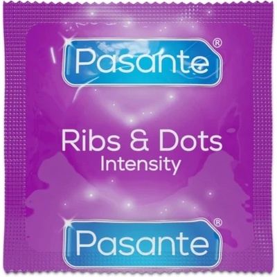 Pasante 72 бр. Релефни презервативи Pasante Intensity