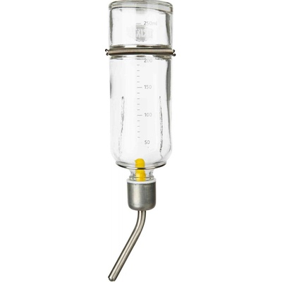 Trixie Sklenená napájačka s kovovým náustkom pre morčatá 250 ml