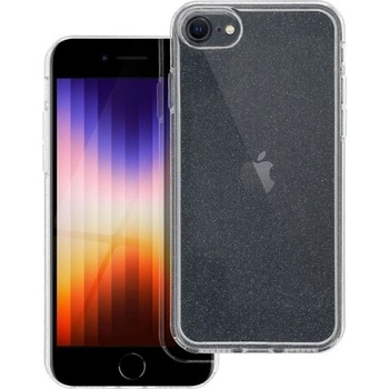 Apple Силиконов калъф кейс CLEAR Case 2mm Blink за iPhone SE 2020 / 7 / 8, прозрачен с брокат