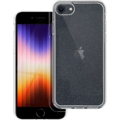 Apple Силиконов калъф кейс CLEAR Case 2mm Blink за iPhone SE 2020 / 7 / 8, прозрачен с брокат