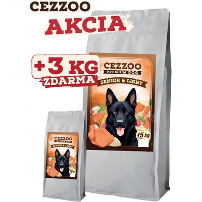 Cezzoo Premium Dog Senior & Light 18 kg