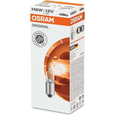 Osram H6W BAX9s 12V 6W