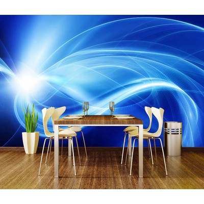 Dimex XL-225 vliesová fototapeta na zeď Blue abstract rozměry 330 x 220 cm