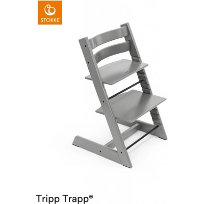 Stokke Set Tripp Trapp Storm Grey + Podložka Stone