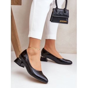 Step in style Дамски обувки на дебел ток модел 206816 Step in style