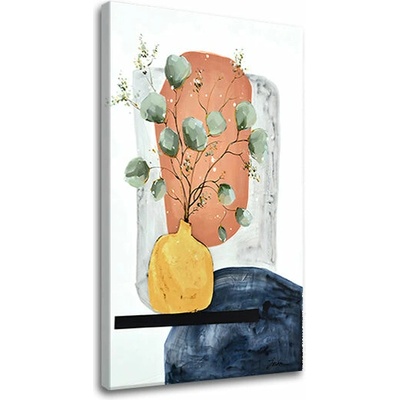 Obraz na plátne KVET VO VÁZE - 60x80 cm