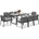 Garden Point Комплект за хранене Cento за 8 души Garden Point антрацит (GAP1070-8)