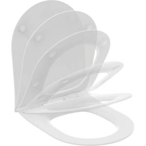 Ideal Standard Капак за тоалетна чиния с плавно затваряне Ideal Standard Atelier Blend Curve slim бял мат (T5208V1)
