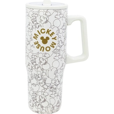 Young Adult Mickey Mouse termohrnek s brčkem a uchem 920 ml