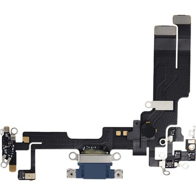 AppleKing nabíjecí a audio flex konektor pro iPhone 14 - modrý