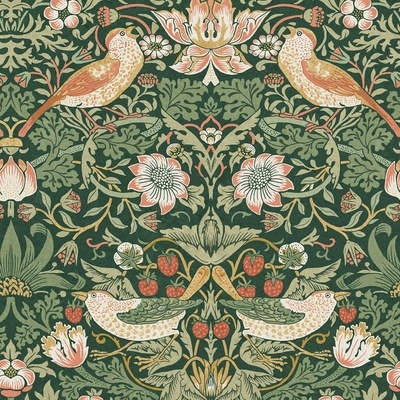 William Morris At Home 124234 Vliesová tapeta na zeď, rozměry 10 x 0,52 m