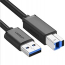 Ugreen US210 USB 3.0 A-B, 2m, černý