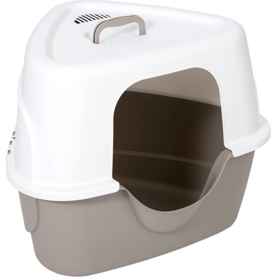 Zooplus Basics toaleta s krytom 50,2 x 66,4 x 44,4 cm
