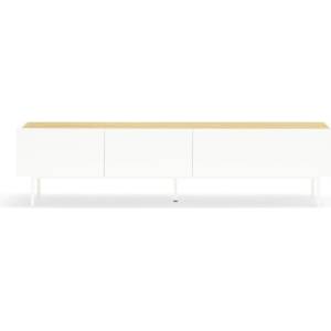 Teulat Бяла/естествена маса за телевизор от декор от дъб 180x45 cm Arista - Teulat (12937_TE)