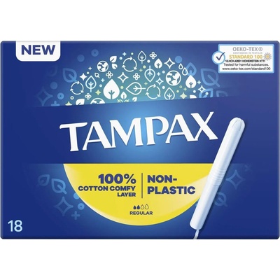 Tampax Regular Tampony S Papírovým Aplikátorem 18 ks – Sleviste.cz
