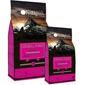 Black Olympus Puppy Chicken & Brown Rice 12 кг + 2 кг БЕЗПЛАТНО