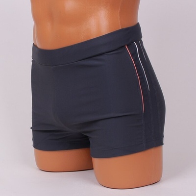 Мъжки бански тип боксер в сив цвят