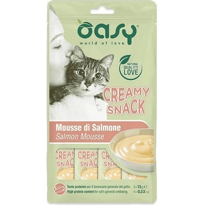 Oasy Creamy Snack Salmon 4 x 15 g