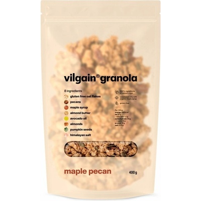 Vilgain Granola javorový sirup a pekány 400g