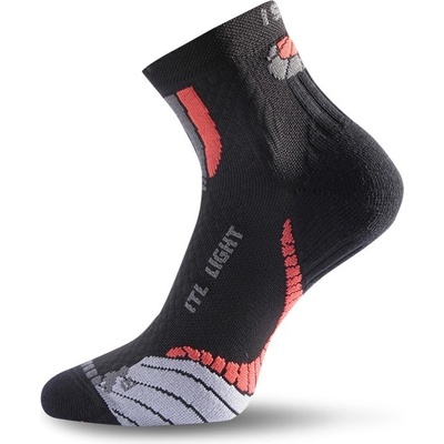 Lasting ITL trekingové ponožky černá/červená