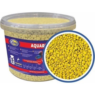 Aqua Nova štrk žltý 5 kg, 3 l